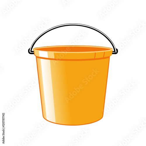 Illustration bucket vector design isolated object plastic icon (1)