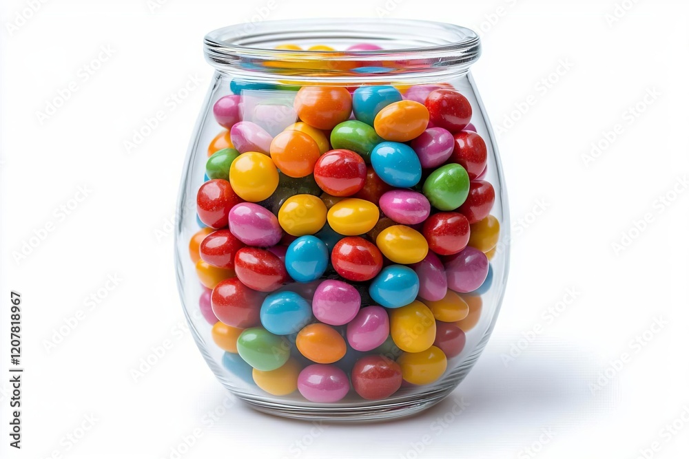 seamless of A glass jar of colorful gumball candies on isolated background , isolated on white background, , copy space for text, seamless of A glass jar of colorful gumball candies on isolated background , isolated on white background, , copy space for text,