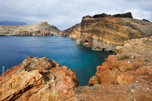 Abra Bay, Sao Lourenco peninsula, Madeira island, Atlantic Ocean, Portugal photo