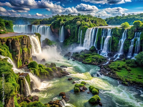Iguazu Falls Brazil View - Breathtaking Portrait Photography