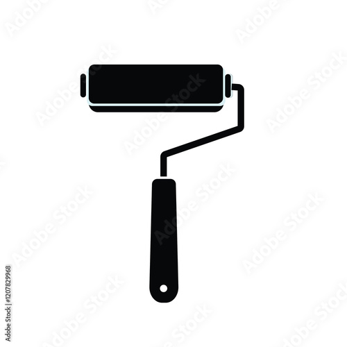 Download Paint Roller And Brush Icon Vector