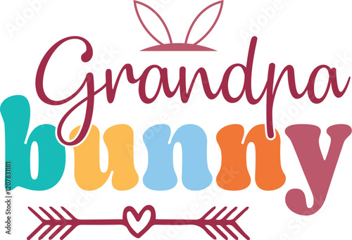 Easter Retro design, Easter Family,Groovy Style Easter Day Design,funny easter,Cut Files,bunny, nurse, mommy