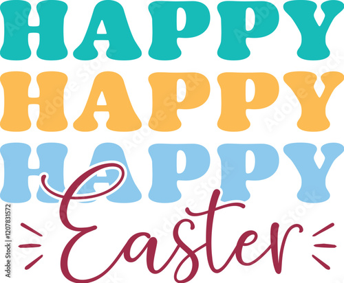 Easter Retro design, Easter Family,Groovy Style Easter Day Design,funny easter,Cut Files,bunny, nurse, mommy