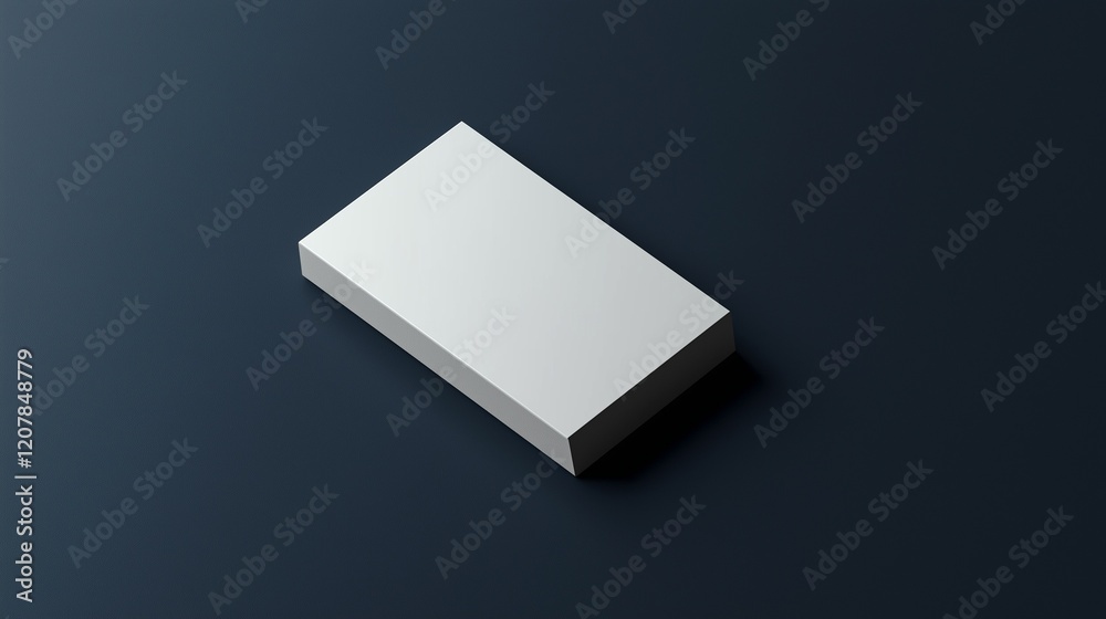 White rectangular box on dark blue background. White rectangular box on dark blue background.