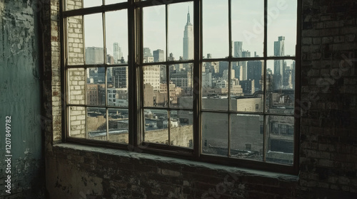 Metropolitan window views scenery landscape interior inspiration backdrop wallpaper