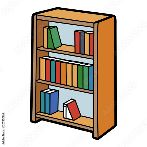 books on shelf