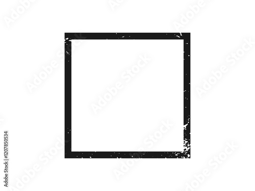 Grunge border in square form