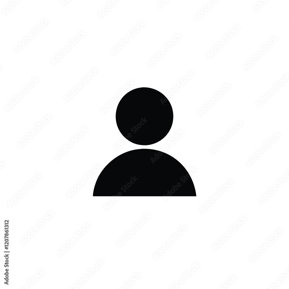 3D icon vector illustration of a person symbol with glossy finish for business and social communication design 3D icon vector illustration of a person symbol with glossy finish for business and social communication design