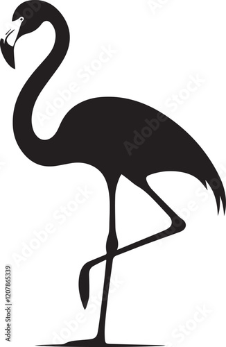 Elegant Flamingo Silhouettes