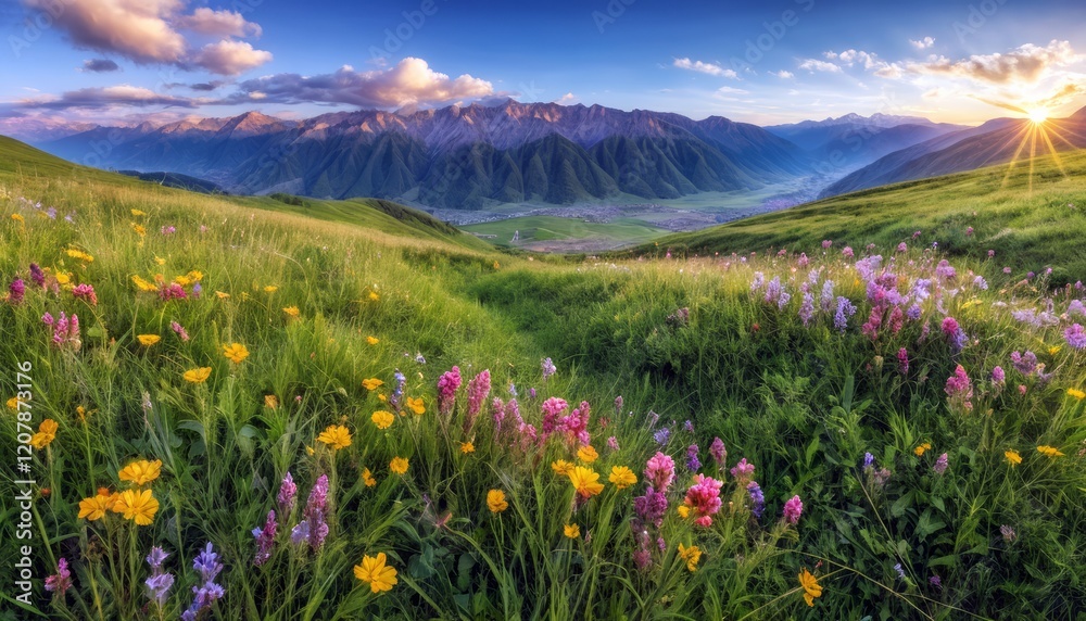 Fototapeta premium Valley Nature Outdoors Landscape Calm Peaceful Discovery