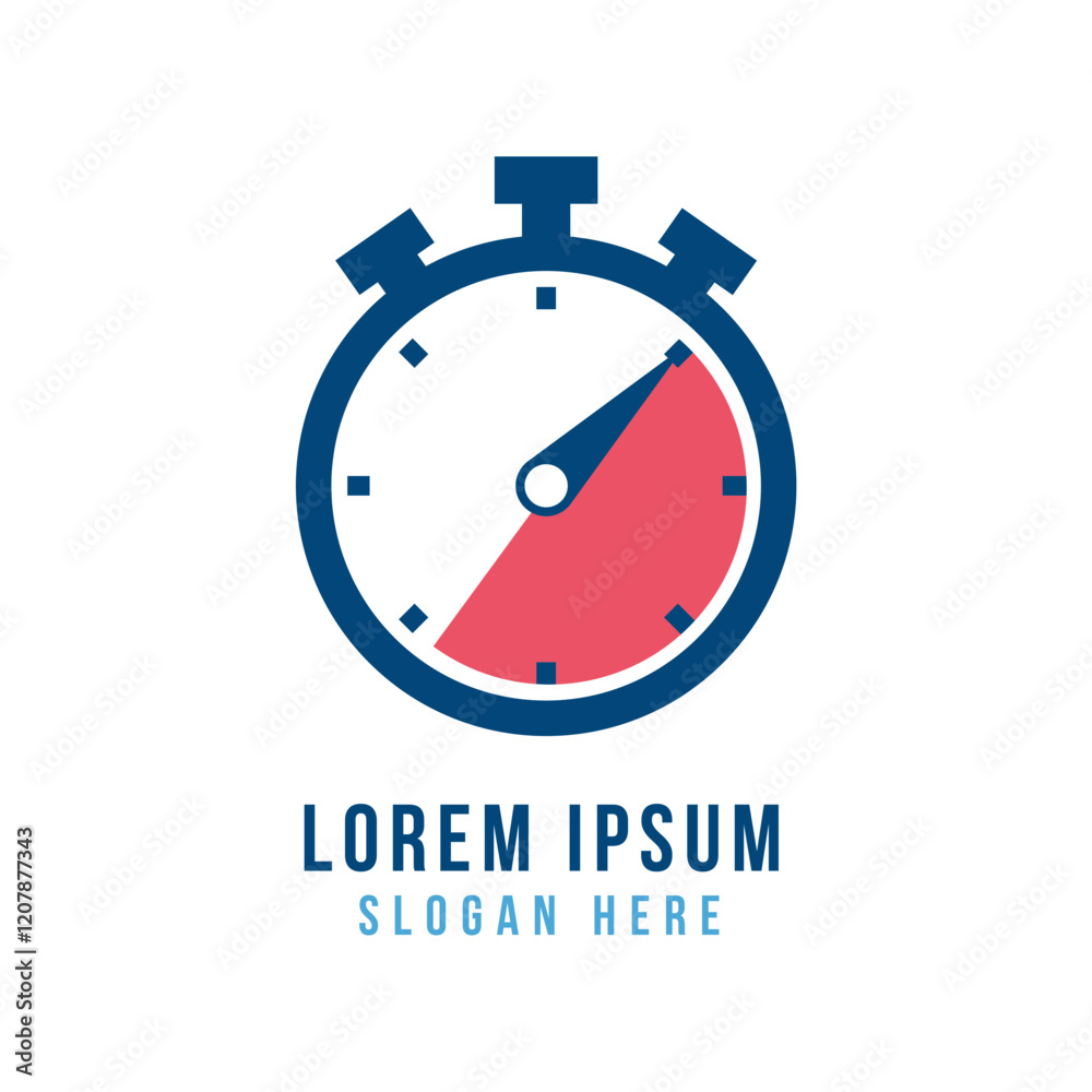 stopwatch logo design vector template stopwatch logo design vector template