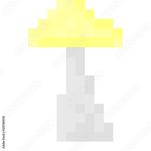yellow mushroom for pixel game