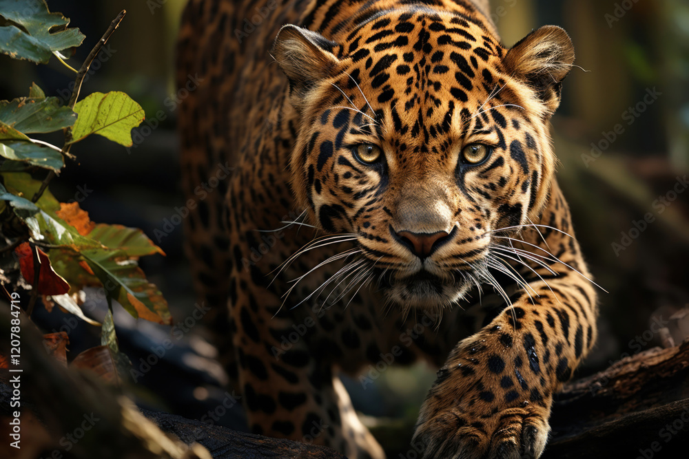 Obraz premium jaguar portrait,. Generative AI
