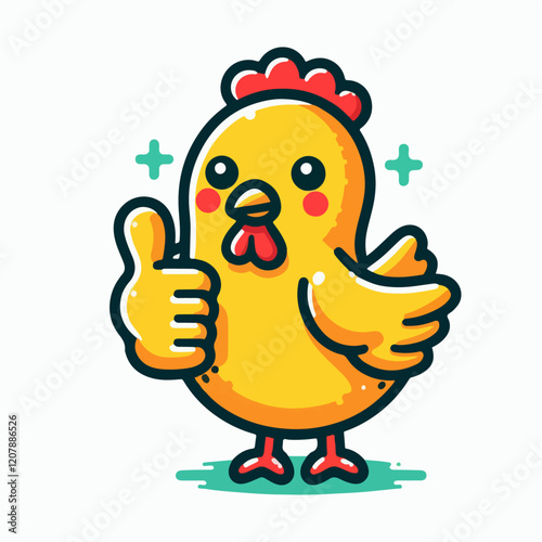 funny chicken cartoon