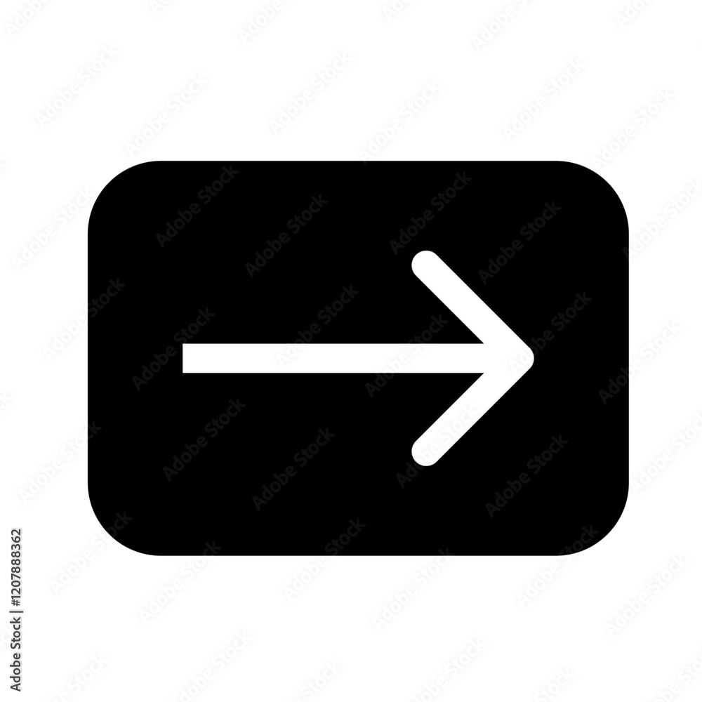 Rightward pointing arrow symbol inside a square box. Flow. Efficiency. Right arrow symbol for quick guidance. Ideal for instructions. Navigation icon for websites and apps.
Rightward pointing arrow symbol inside a square box. Flow. Efficiency. Right arrow symbol for quick guidance. Ideal for instructions. Navigation icon for websites and apps.