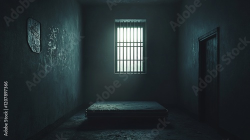 Solitary Confinement: A Dark and Gloomy Prison Cell
