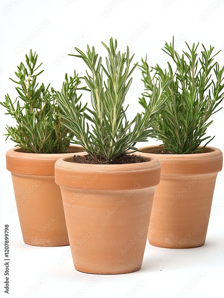 Fototapeta premium Various potted plants with vibrant green leaves and patterns in terracotta pots, placed on a dark shelf. Concept of indoor gardening
