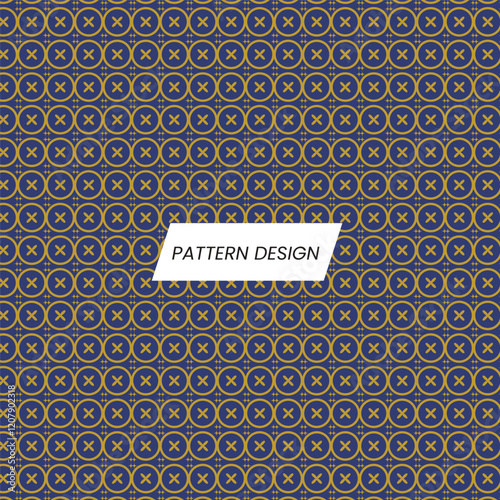 Vector set of design elements, geometric set of seamless patterns.  Classic illustration. 