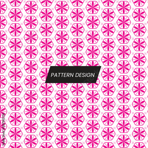 Geometric floral set of seamless patterns. Seamless vector floral pattern. Classic illustration. Vintage art poster retro, star, circle geometric, pop art.