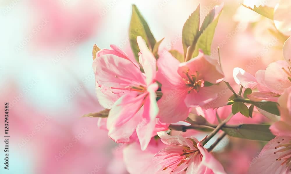 A close-up of delicate pink flowers against a soft, blurred background, capturing the essence of spring and nature's beauty. A close-up of delicate pink flowers against a soft, blurred background, capturing the essence of spring and nature's beauty.