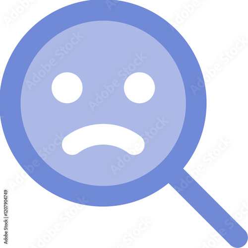 Nothing found search icon