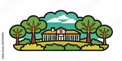 house in the park