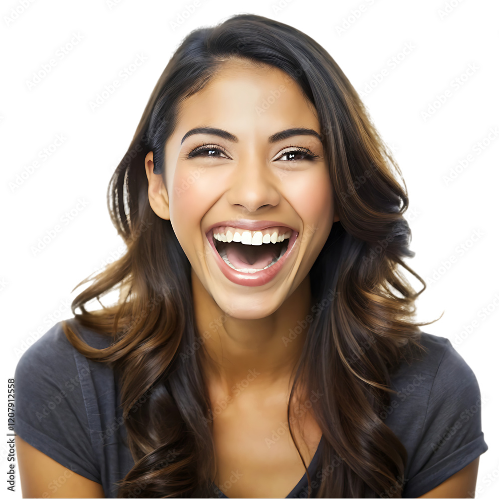 Beautiful Woman Open Mouth Laughter Happy Smiling Portrait joy girl face hair eyes skin Beautiful Woman Open Mouth Laughter Happy Smiling Portrait joy girl face hair eyes skin