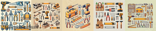 collection of craftsman construction tools