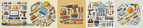 collection of craftsman construction tools