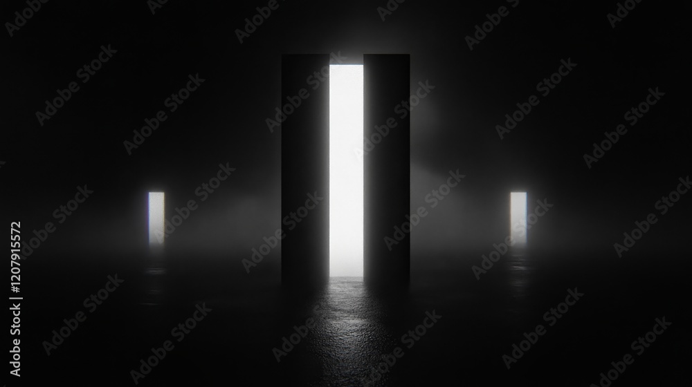 Luminous Gateway in Dark Ambient Space Luminous Gateway in Dark Ambient Space