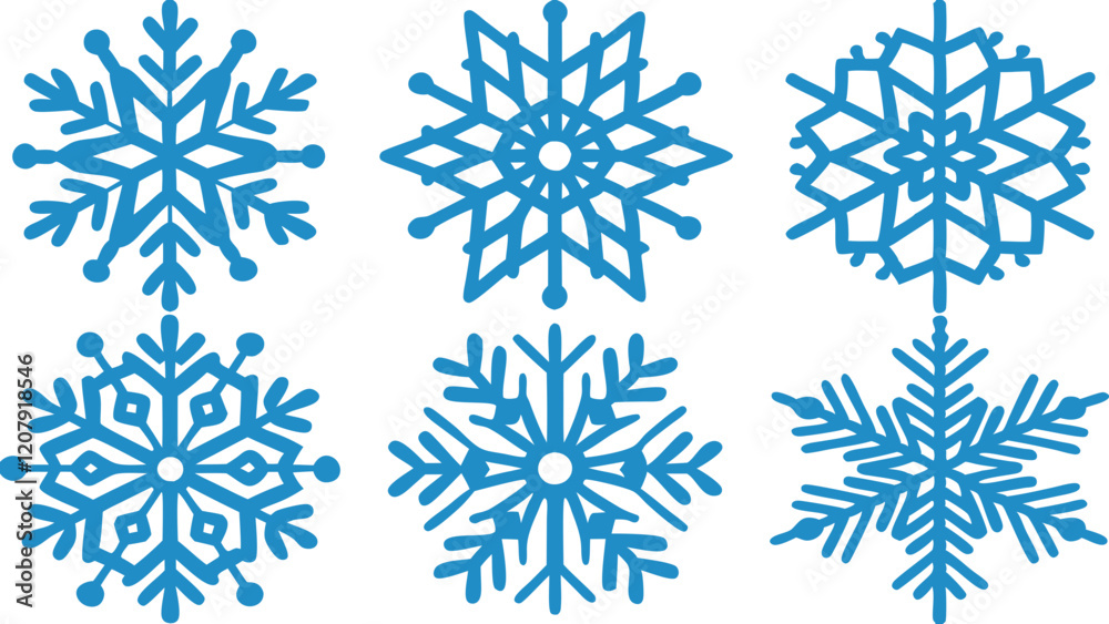 Snowflake Set: A Perfect Addition to Your Winter Collection Snowflake Set: A Perfect Addition to Your Winter Collection
