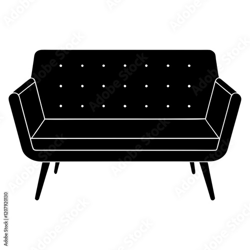 sofa isolated on white background