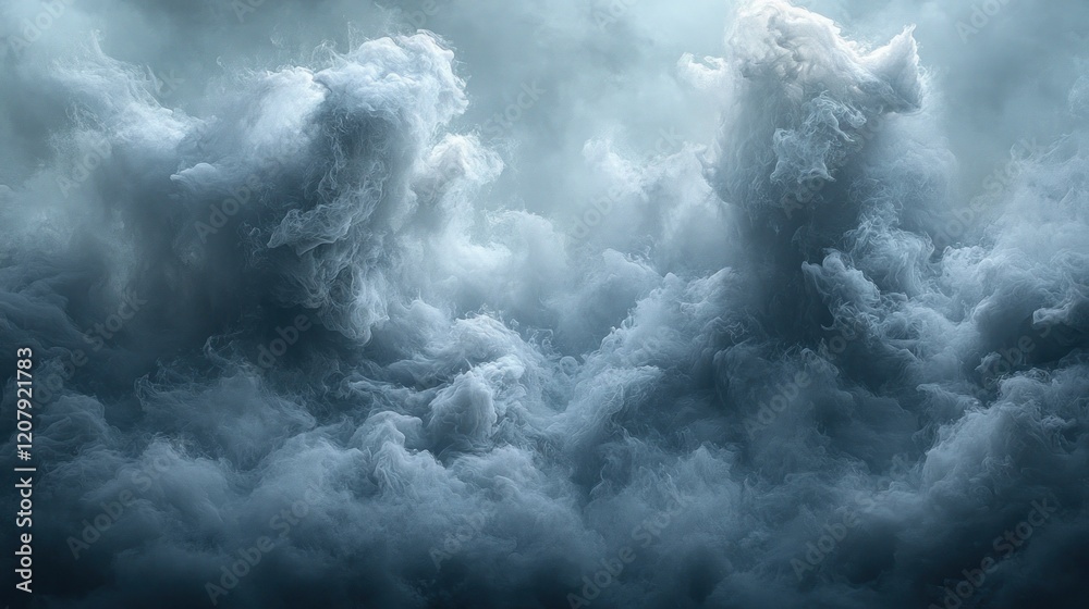 Obraz premium Dramatic storm cloudscape, dark sky, ominous weather, background texture, design element