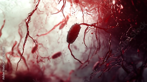 Artery Walls Filled With Blood photo