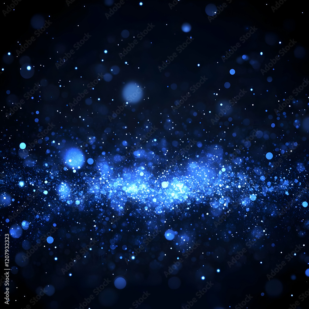 Obraz premium Blue Sparkle Abstract Background
