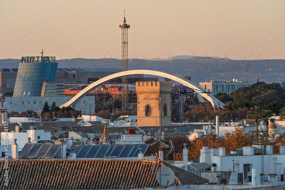 Obraz premium Über den Dächern von Sevilla / Andalusien, Spanien