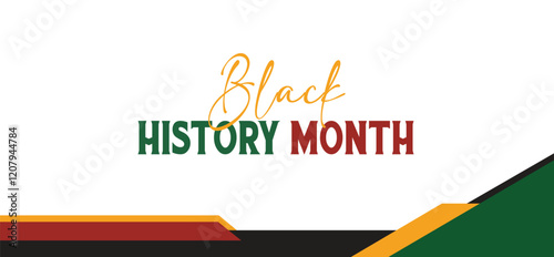 Celebrate Black history month . African American History banner Black history month social media vector illustration