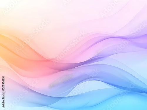 Wallpaper Mural Abstract Pastel Wave Background Illustration Torontodigital.ca