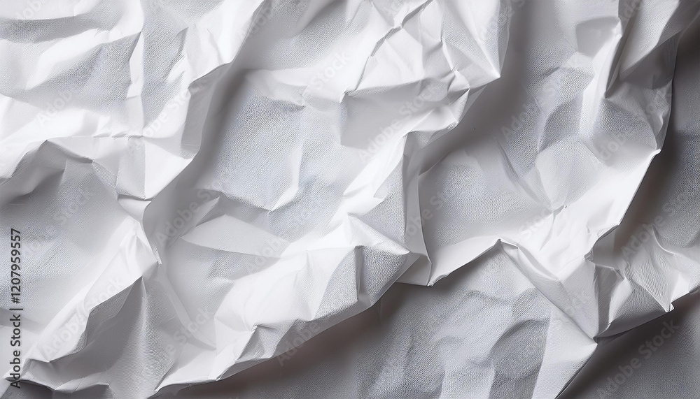 abstract white crumpled paper texture background minimalist design empty space abstract white crumpled paper texture background minimalist design empty space