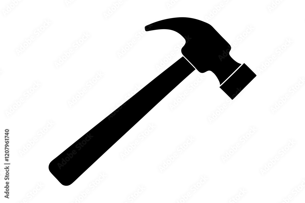 Hammer Silhouette Icon - Construction Tool Clipart Hammer Silhouette Icon - Construction Tool Clipart