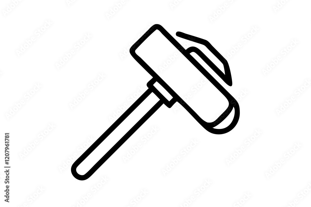 Hammer Silhouette Icon - Construction Tool Clipart Hammer Silhouette Icon - Construction Tool Clipart