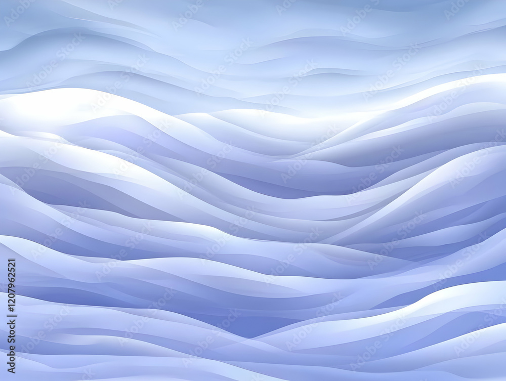 Fototapeta premium Abstract Wavy Background Illustration