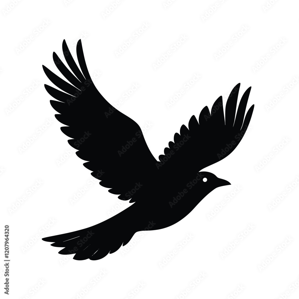 Obraz premium eagle silhouette vector
