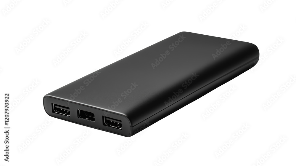 Sleek Black Power Bank for Smartphones and Tablets Portable Charger with Multiple USB Ports Modern Technology Device Ideal for Travel and Everyday Use Compact Design for Convenient Charging Sleek Black Power Bank for Smartphones and Tablets Portable Charger with Multiple USB Ports Modern Technology Device Ideal for Travel and Everyday Use Compact Design for Convenient Charging