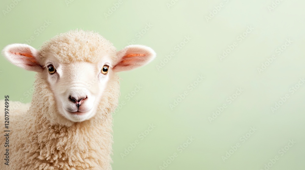 Close-up animal photography sheep portraits Close-up animal photography sheep portraits