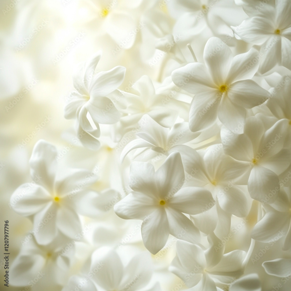 white frangipani, lilac flowers