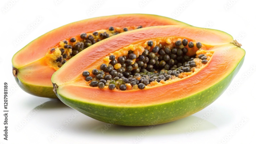 papaya isolated on white background
papaya isolated on white background