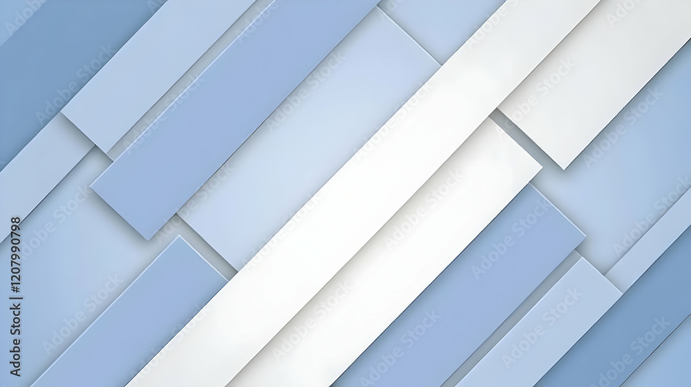 Abstract Blue White Geometric Background Illustration Abstract Blue White Geometric Background Illustration