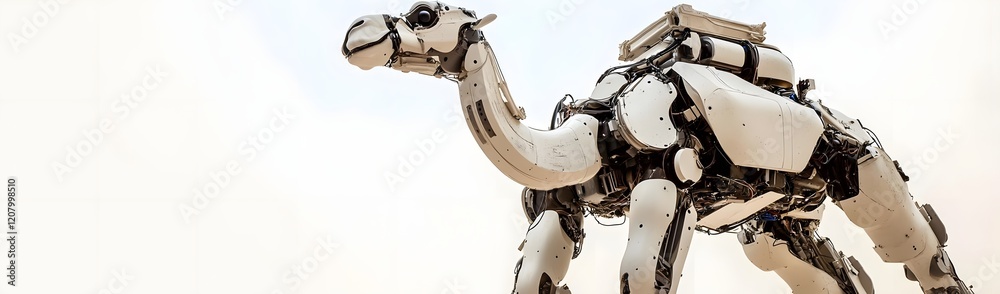 A robotic camel designed for exploration in arid environments. A robotic camel designed for exploration in arid environments.