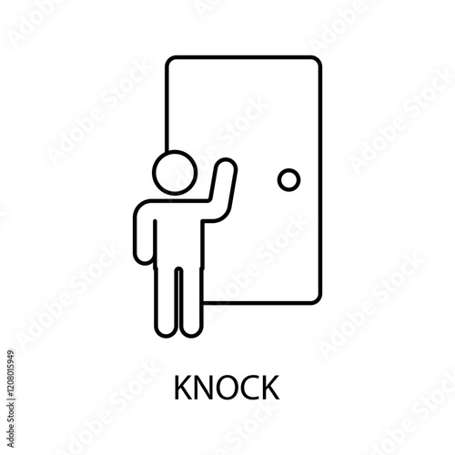 knock icons  symbol vector elements for infographic web
